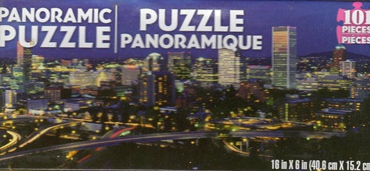 101 Piece Panoramic Jigsaw Puzzle - NEW 738076991617