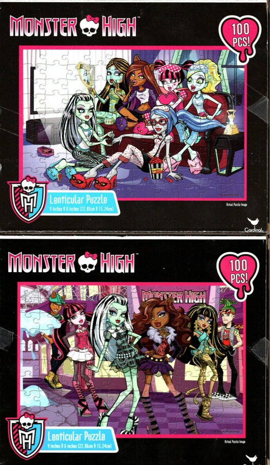 Monsters High - 100 Piece Puzzle (Set of 2)