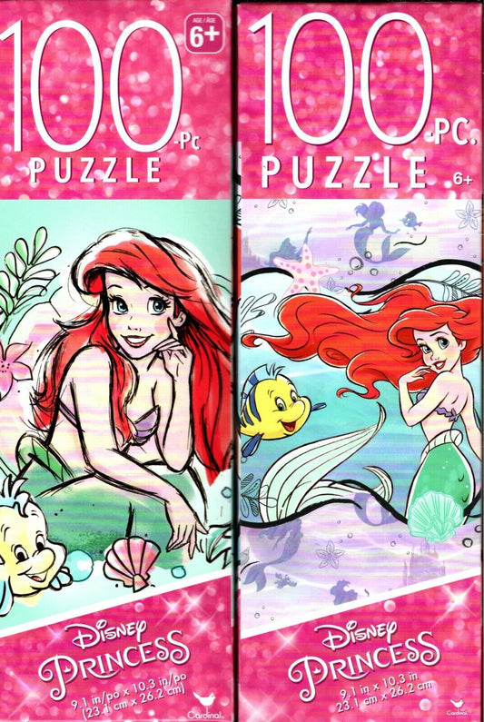 Disney Princess - 100 Pieces Jigsaw Puzzle v3 (Set of 2)