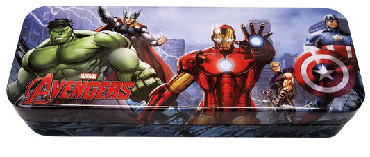3 Pk, Marvel Avengers Assemble Tin Pencil Case - Style May Vary