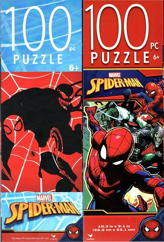 Marvel Spider - Man - 100 Piece Jigsaw Puzzle (Set of 2)