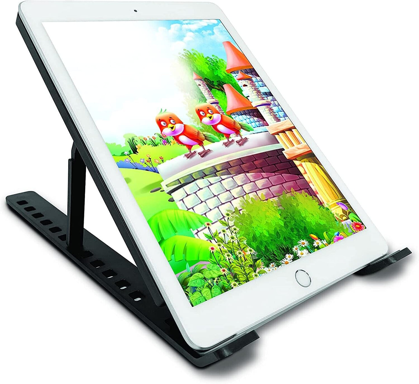 Perfect View Adjustable Laptop and Tablet Stand - Folds & Expands for Travel New
