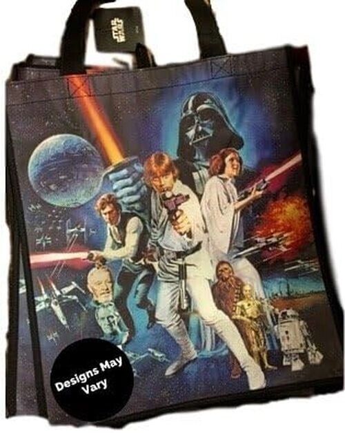 Star Wars Action Figures Ultimate Gift Tote Bag for Shopping School Organizing