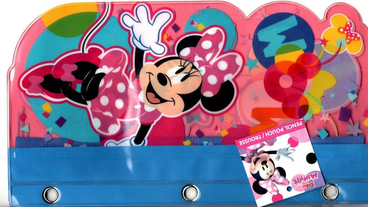 Peachtree Playthings Notebook Pencil Pouch - Minnie Mouse Wow!