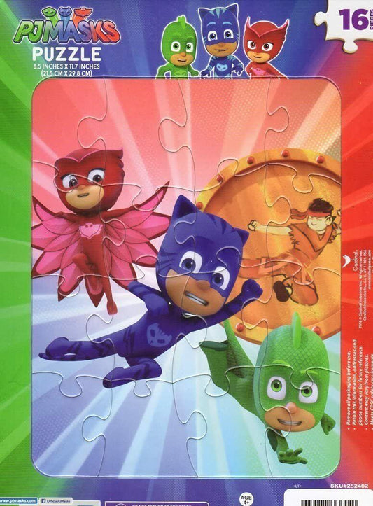 Kids Playtime Toddler Fun PICTURE MAY VARY 16 Pieces Jigsaw Puzzle PJ Masks