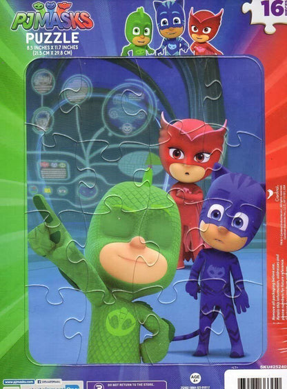 Kids Playtime Toddler Fun PICTURE MAY VARY 16 Pieces Jigsaw Puzzle PJ Masks