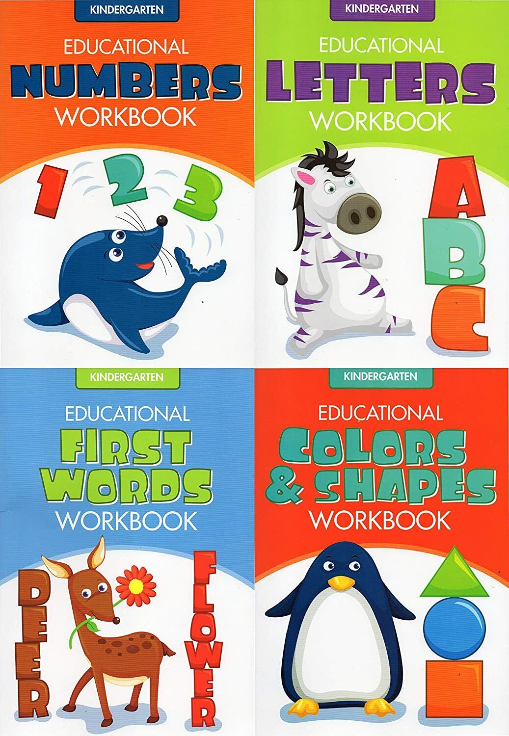 Good Grades Kindergarten Educational Workbooks Colors - v2