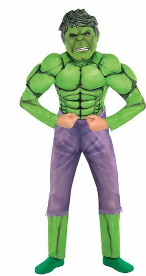 Authentic Marvel Avengers Hulk Child Muscle Chest Costume/Toy Size L 12-14