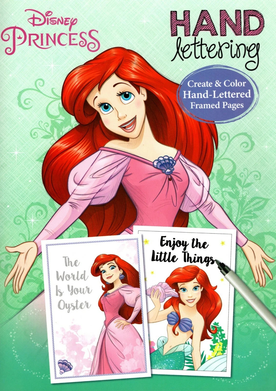 Disney Princess - Hand Lettering & Doodles Activity & Coloring Book (Set of 2)