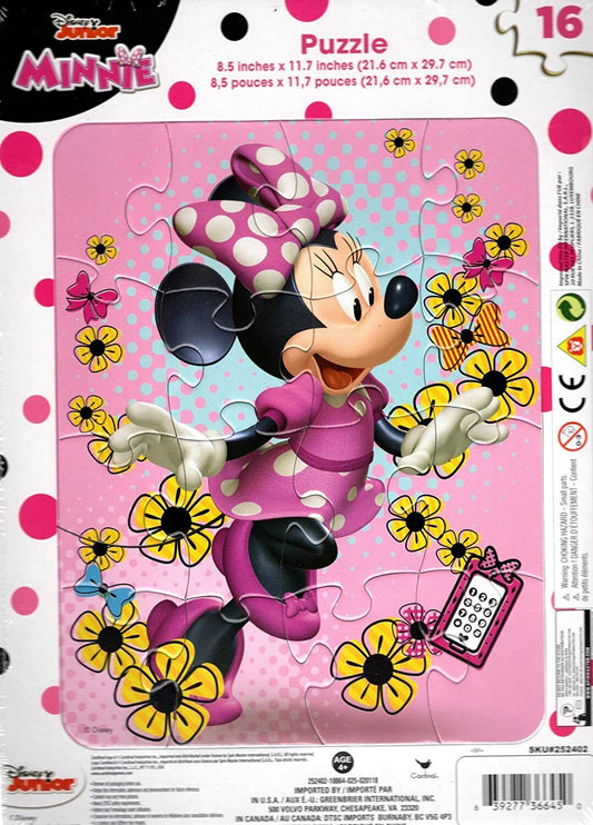 Cardinal Industries Minnie 16 Pieces Jigsaw Puzzle v6