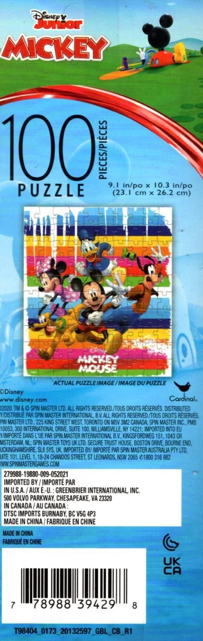 Universal Studios Jurassic World & Disney Junior Mickey - 100 Jigsaw Puzzle Set