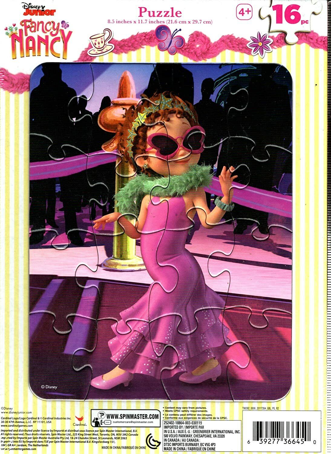 Disney Junior Fancy Nancy - 16 Pieces Jigsaw Puzzle