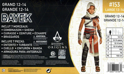 Bayek Halloween Costume for Boys, Assassin's Creed Includes Accessories L 12 -14