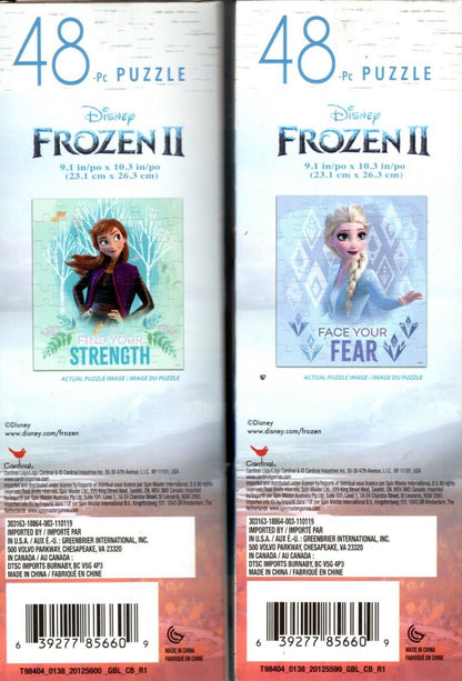 Disney Froze II - 48 Pieces Jigsaw Puzzle - v1 (Set of 2)