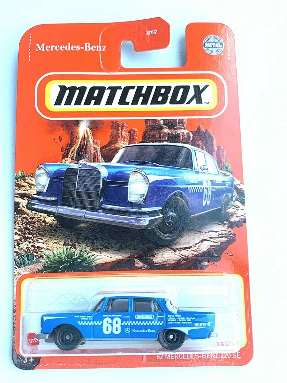 Matchbox '62 Mercedes-Bens 220 SE 43/100 [Blue]