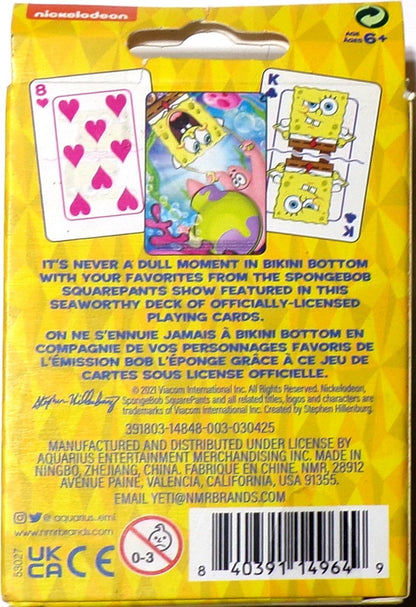 Aquarius Playing Cards - SpongeBob Square Pants & Dr. Seuss (Set of 2)