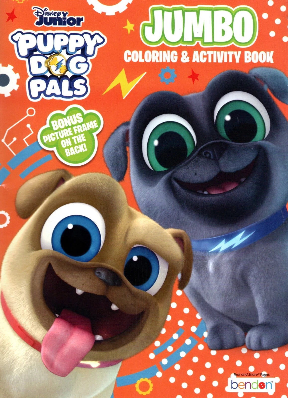 Disney Junior - Jumbo Coloring & Activity Book - Puppy Dog Pals (Set of 2 Books)