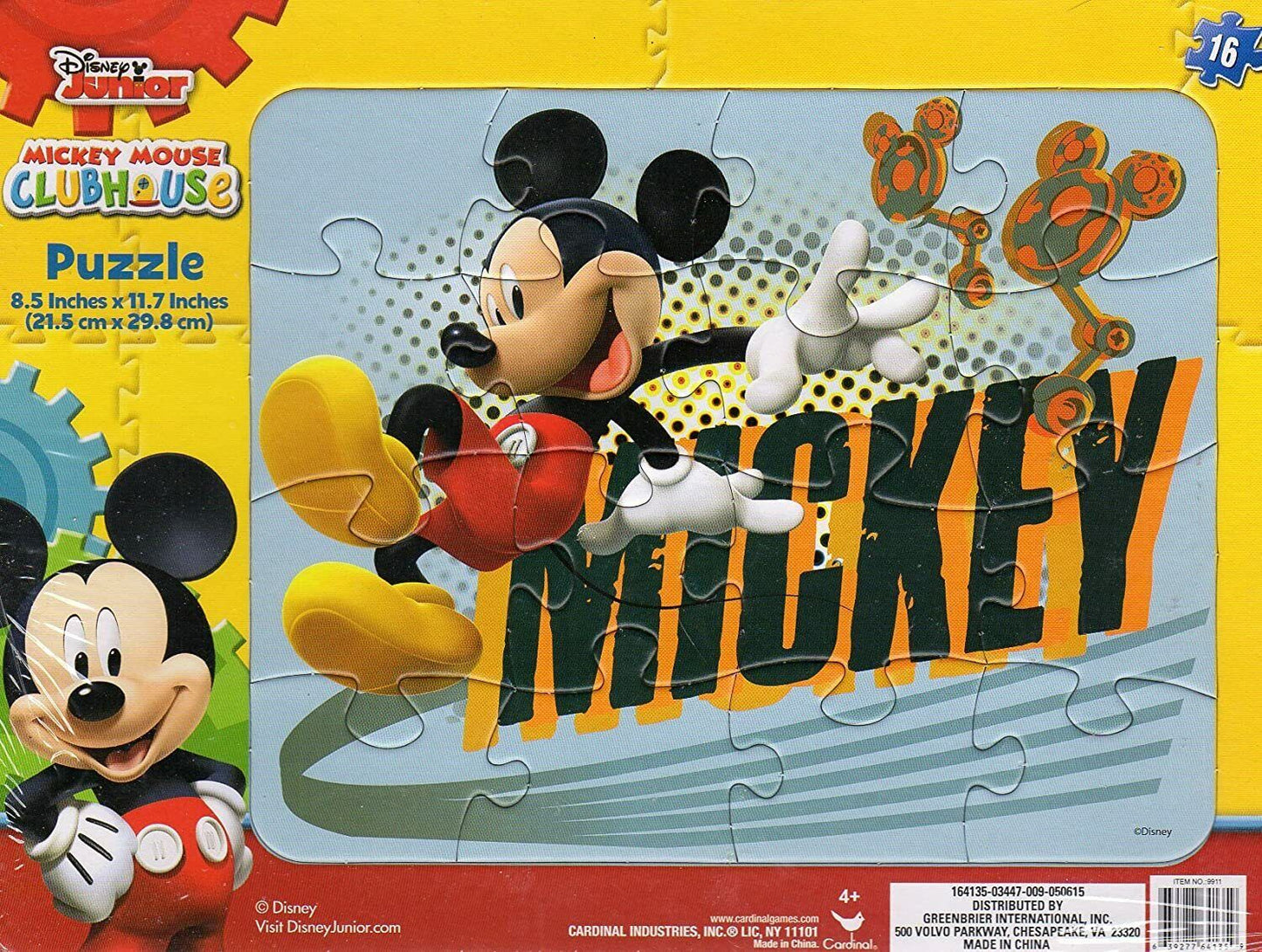 Disney Junior Mickey Mouse - 16 Pieces Jigsaw Puzzle