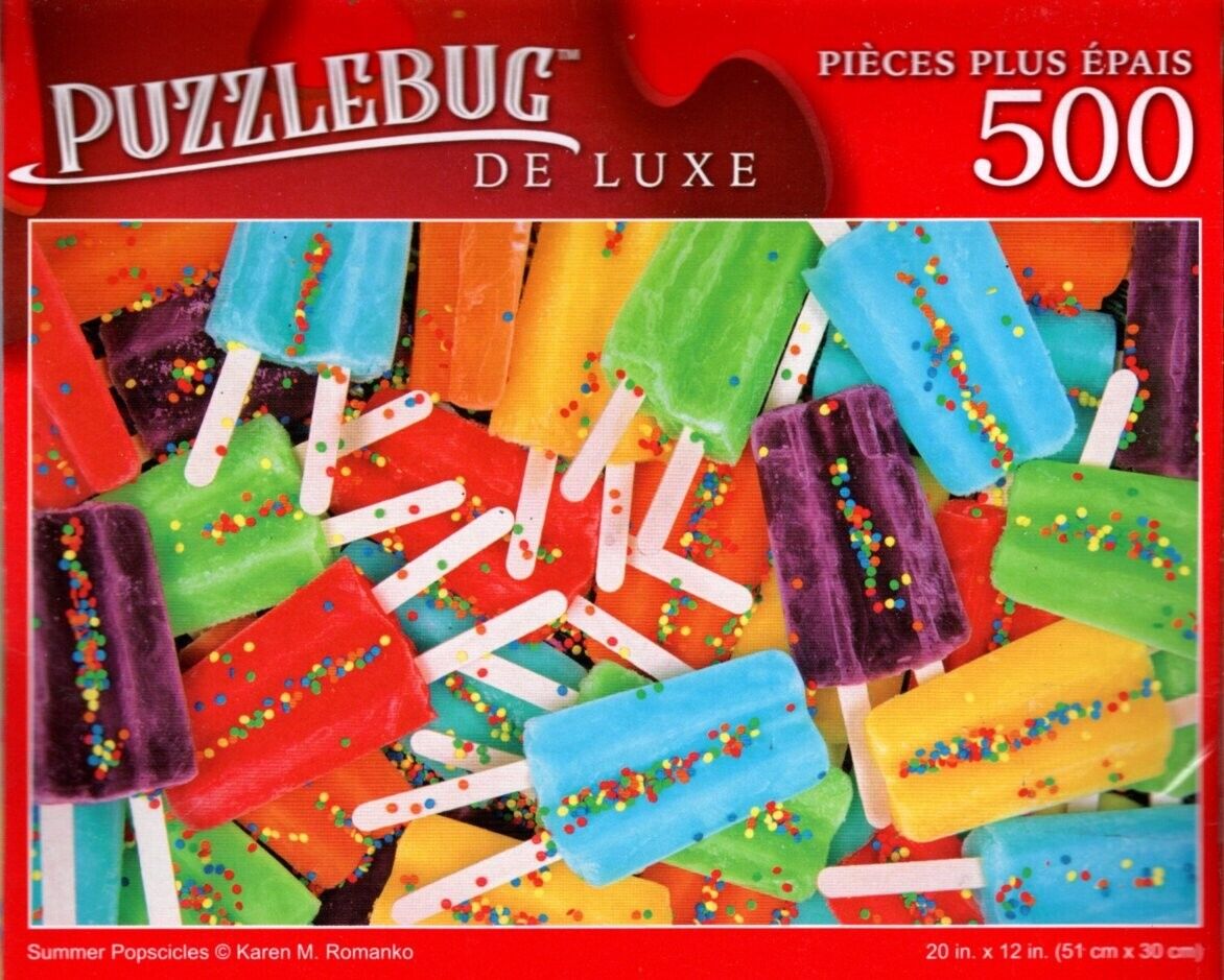 Summer Popsicles - 500 Pieces Deluxe Jigsaw Puzzle
