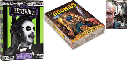 Aquarius Beetlejuice Playing Cards - Beetlejuice, Walking Dead, Goonies (Set)