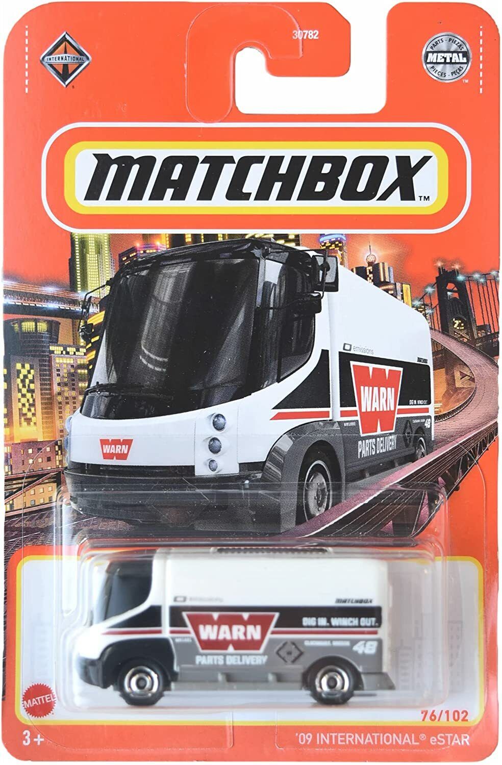 Hot Wheels Matchbox '09 International Estar - Warn Parts Delivery 76/102