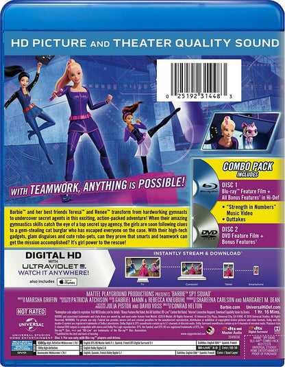 Hover to zoom BARBIE:SPYSQUAD BDC [Blu-ray] DVD
