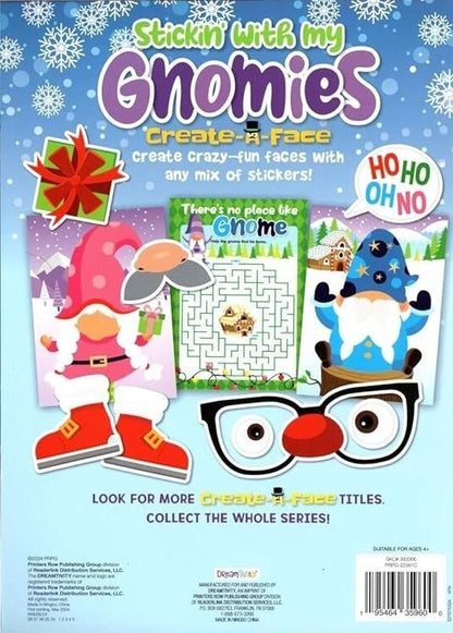 Christmas sticker activities - Cuties & Gnomes - Activity Stickers Books Set