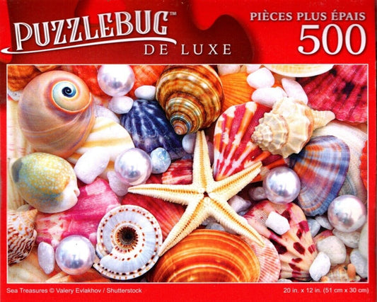 Sea Treasures - 500 Pieces Deluxe Jigsaw Puzzle