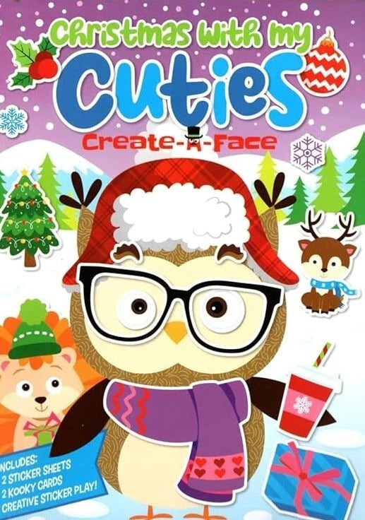 Christmas sticker activities - Cuties & Gnomes - Activity Stickers Books Set
