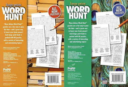 Large Print Word Hunt - All New Puzzles - Vol.111,112
