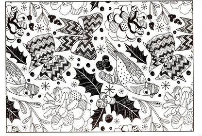 Christmas Holiday - Winter Wonderland & Hello Winter - Coloring Books for Adults