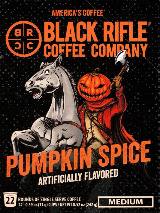 Black Rifle Coffee Company Pumpkin Spice Medium 22 K-Cups Pods EXP.11.28.2024