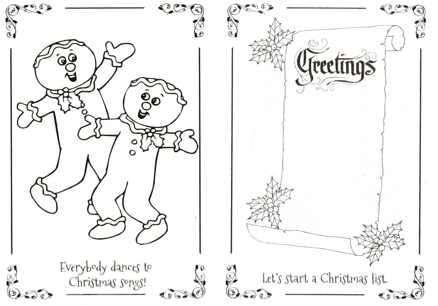 Christmas Edition Holiday Jumbo Coloring Book ~ My Wish List & Penguin Presents
