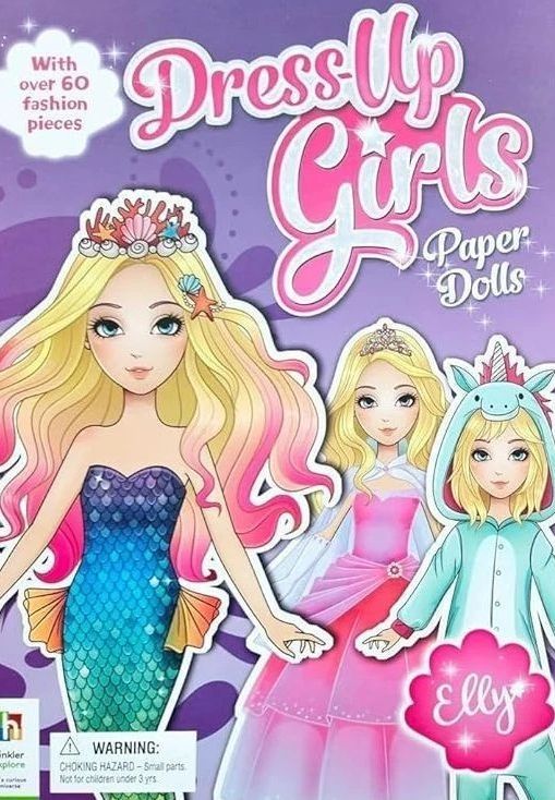 Dress-Up Girls Paper Dolls - Elly - Children Books