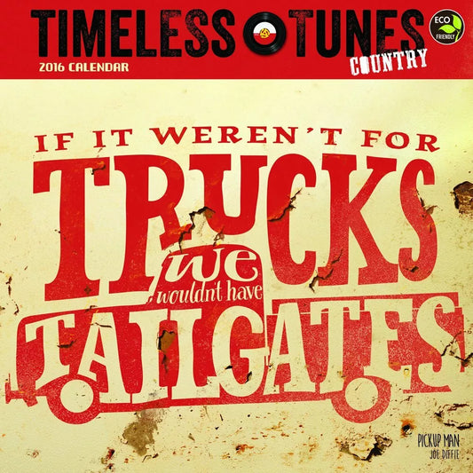 2016 Timeless Tunes Country Wall Calendar