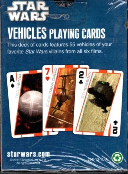 Star Wars Vehicles Playing Cards Villains (Set of 2)