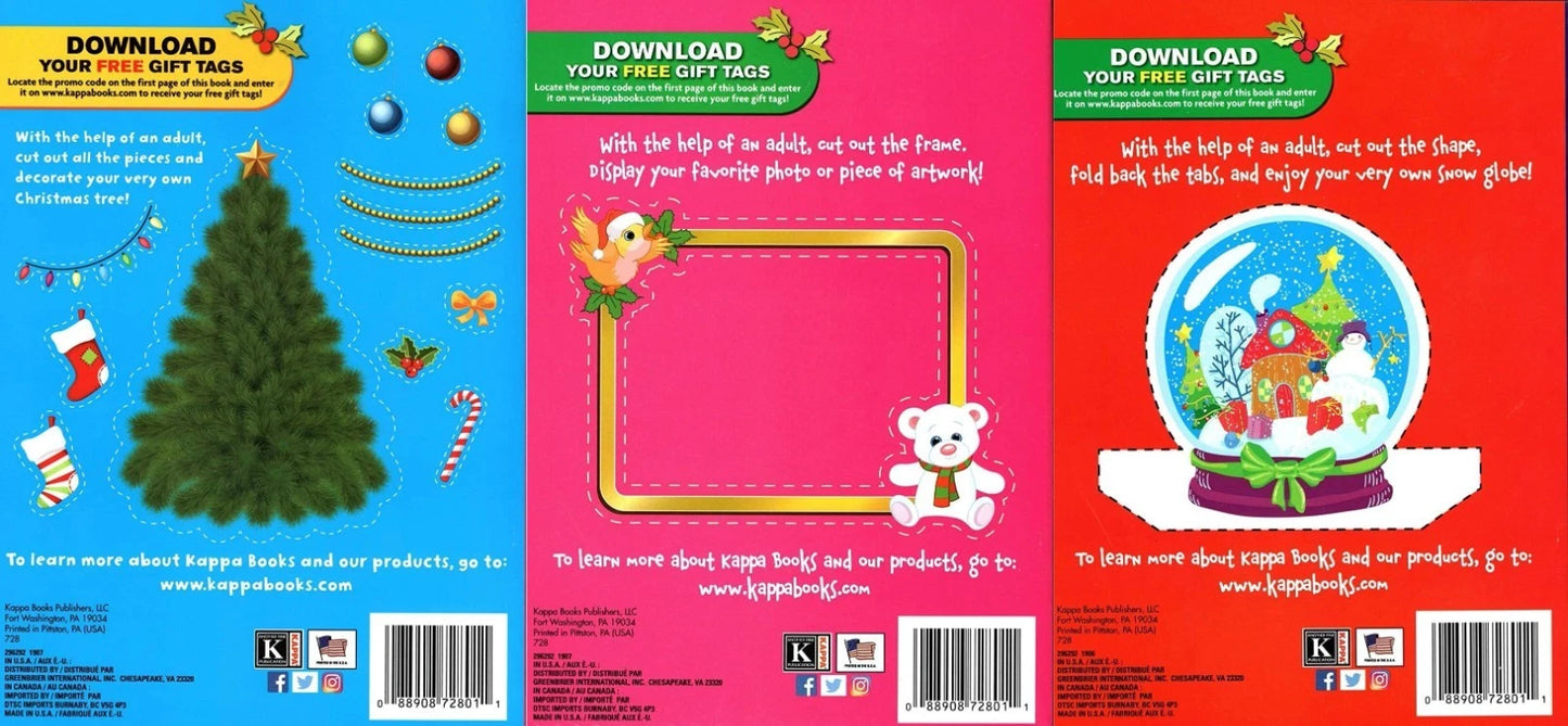 Christmas Jumbo Coloring Book Let it Snow, Christmas Friends & Christmas Morning