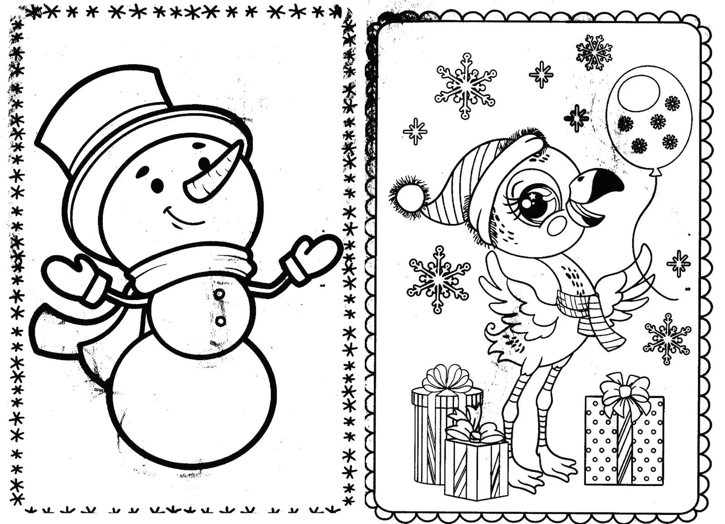 Christmas Holiday - Jumbo & Activity Book - Let it Snow & Fa La La La Liama Set