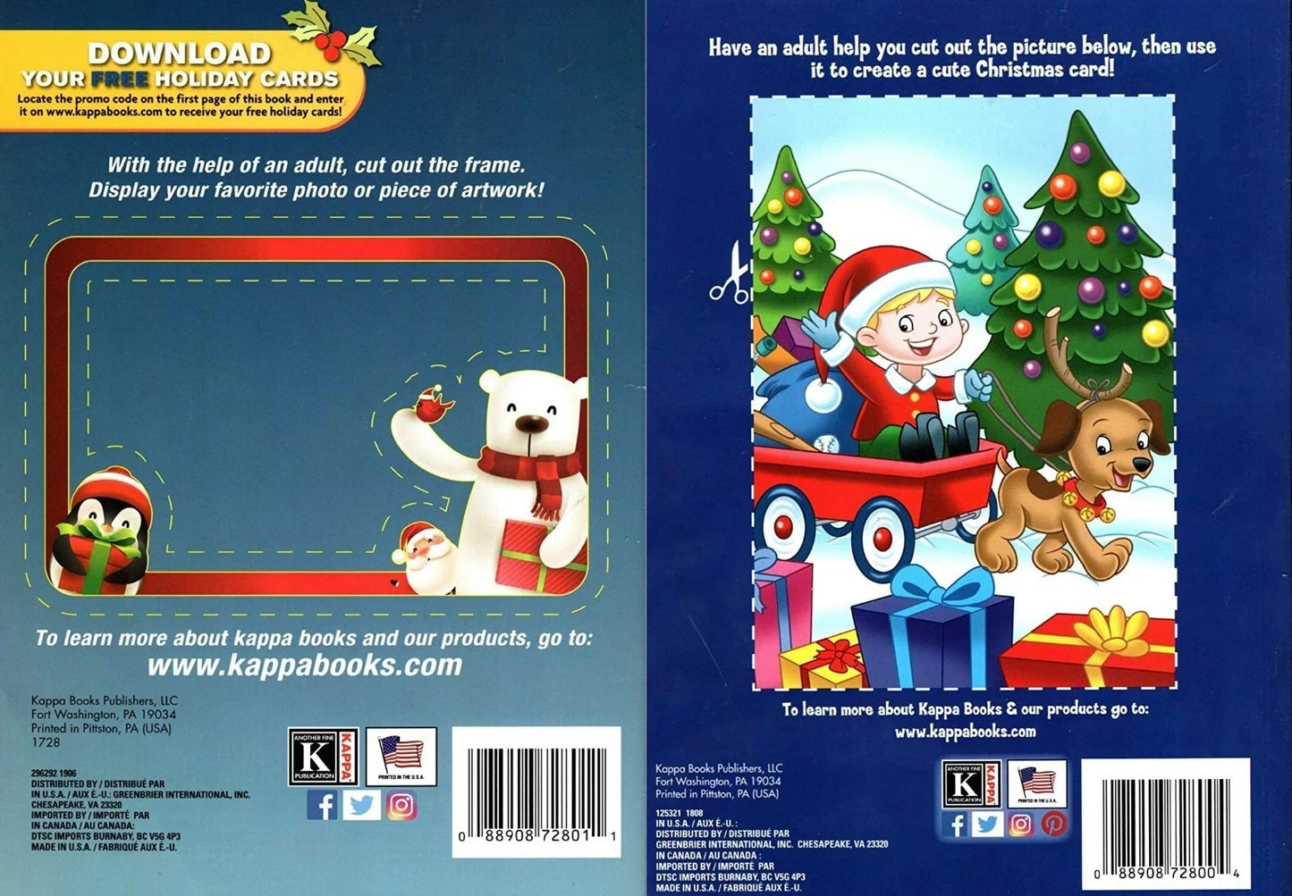 Christmas Edition Holiday - Jumbo Coloring Book - Polar Party & Lead The Sleigh