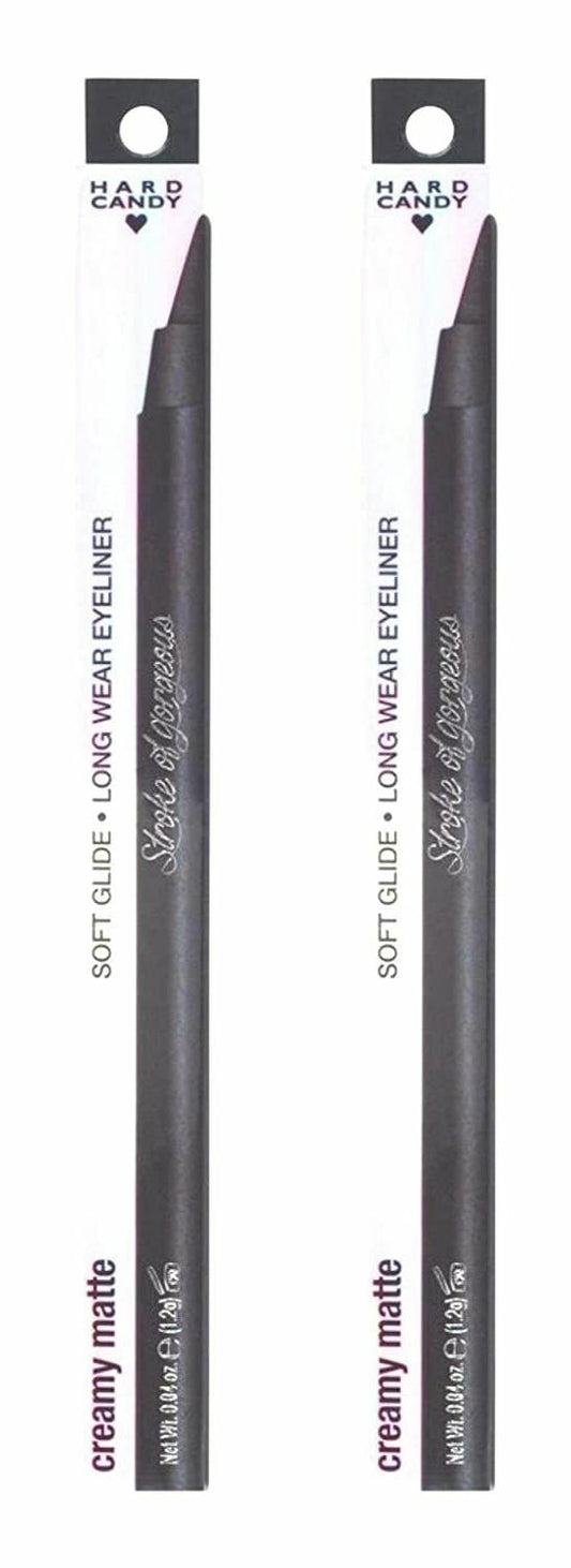 Hard Candy (Soy #1267) Black Matte Soft Glide Long Wear Eyeliner (Set of 2)