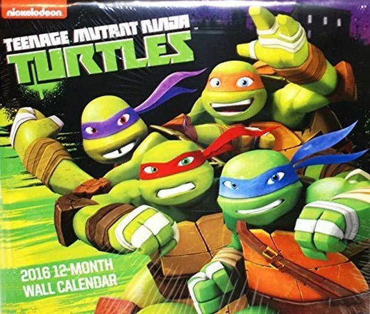 Student 2016 Monthly Wall Hanging Calendar 12 Month Teenage Mutant Ninja Turtles