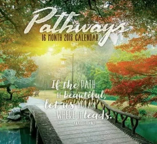 Pathways 2018 Premium Wall Calendar (16-month)