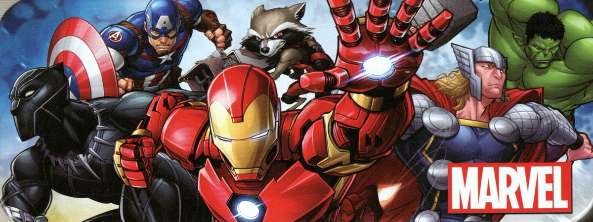 Marvel Avengers - Metal Tin Case Pencil Box Storage