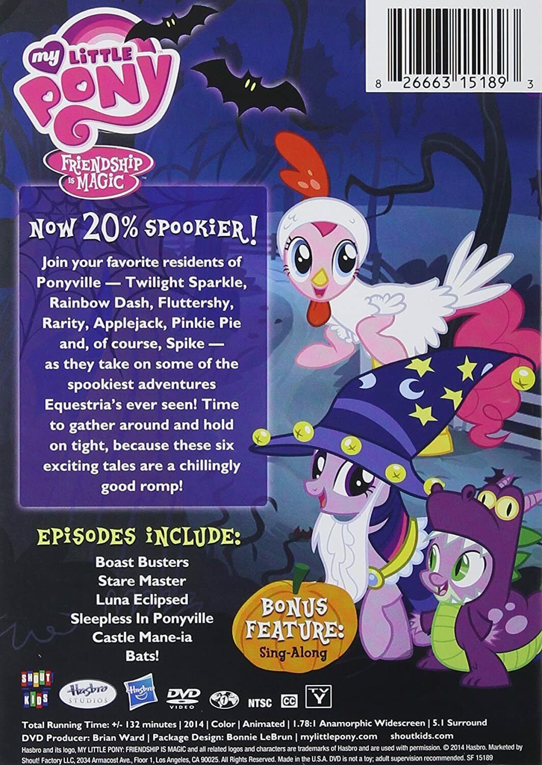 My Little Pony Friendship Is Magic: Spooktacular Pony Tales DVD