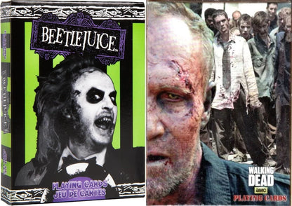Aquarius Beetlejuice Playing Cards - Beetlejuice, Walking Dead (Set of 2)