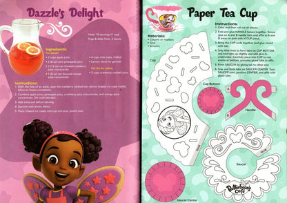 Nickelodeon Butterbean`s Cafe - Color Craft Book ~ Fairy Good Food