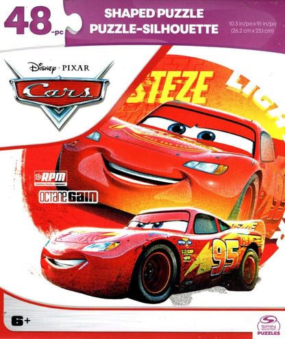 Disney Pixar Cars - 48 Shaped Puzzle Silhouette