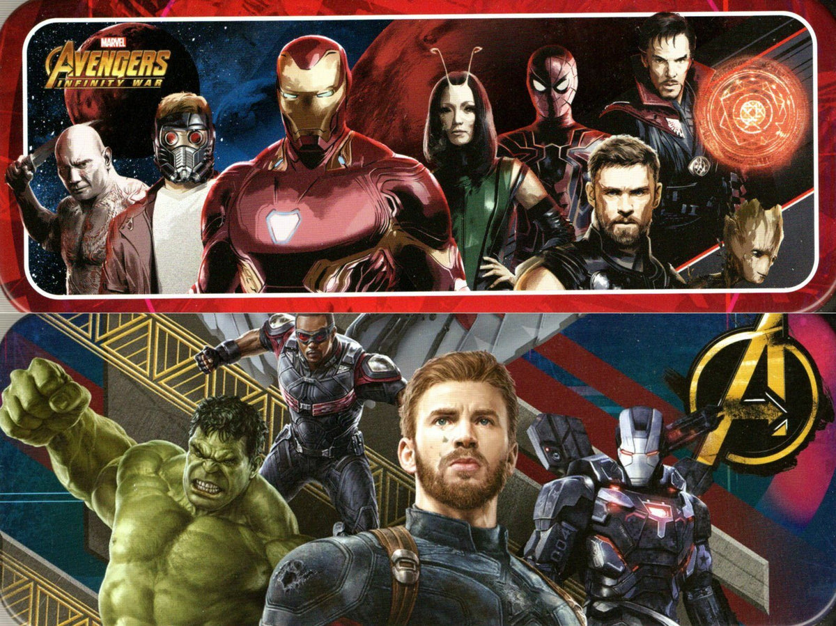 Marvel Avengers - Metal Tin Case Pencil Box Storage v2
