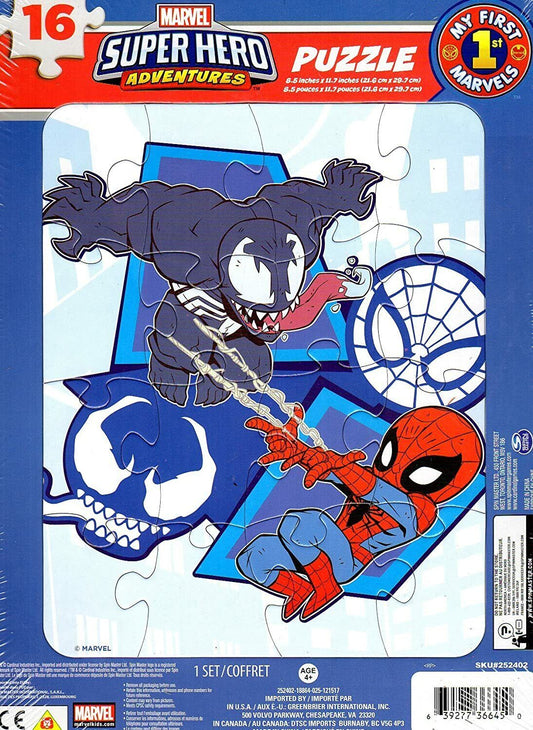 Marvel Super Hero Adventures - 16 Pieces Jigsaw Puzzle - v5