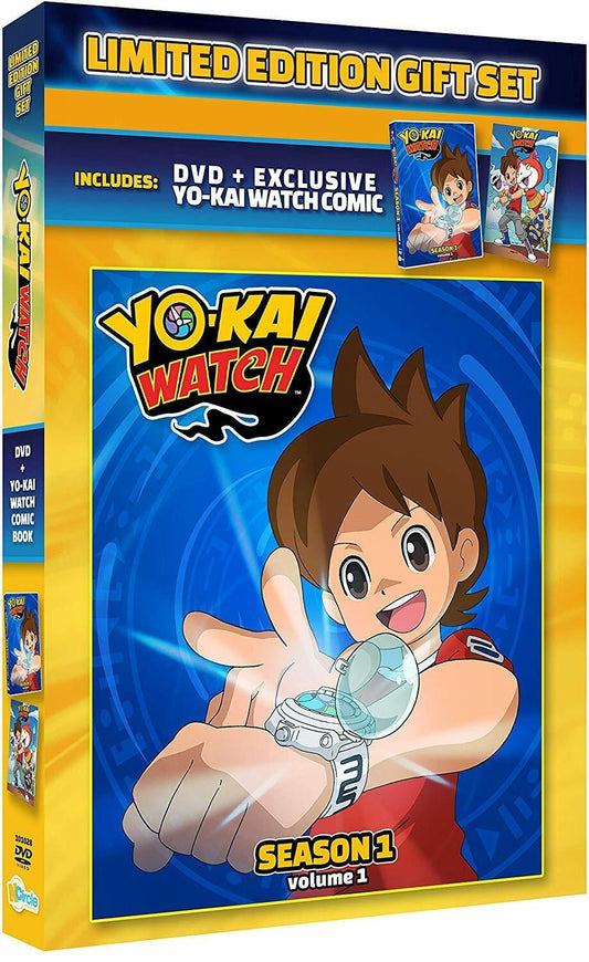 Yo-kai Watch: Season 1 Volume 1 Gift Set with Exclusive Comic Book DVD